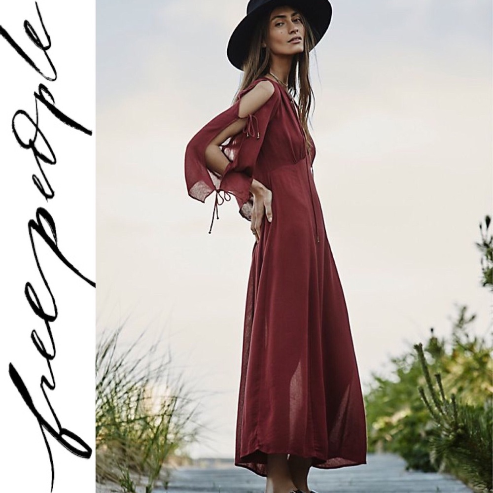 🌸NWOT Free People Prettiest Thing Dress Clay
